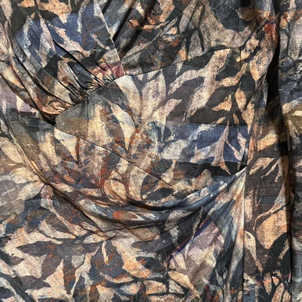 Peruvian Connection Patterned Faux Wrap Dress Siz… - image 8